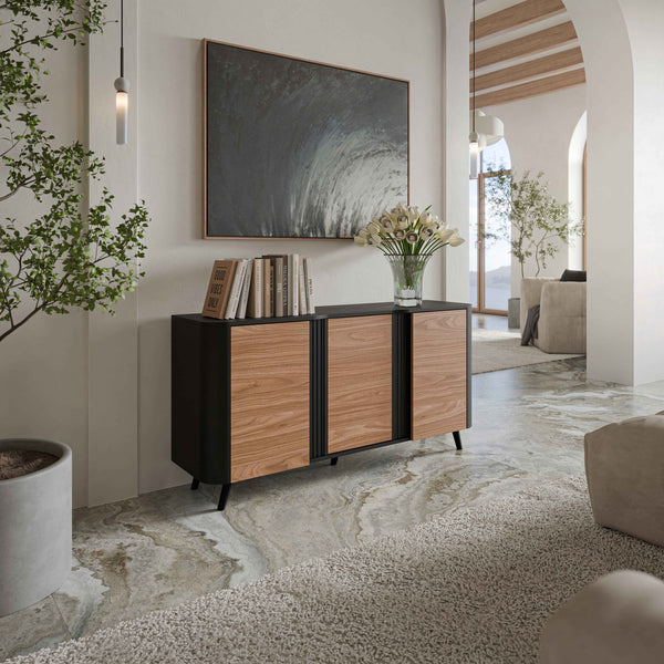 Vektor Kommode 150cm, Schwarz