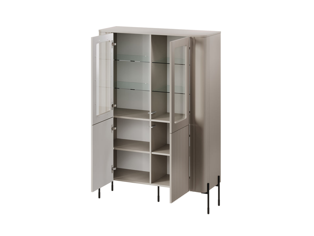 Vitrine SOLIS 110×60×40cm – Weiss Matt