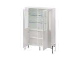 Vitrine SOLIS 110×60×40cm – Weiss Matt
