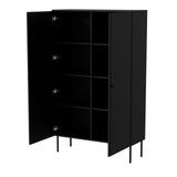 Vitrine, MAISON LINEA 100x66x40.5 cm, Weiss matt