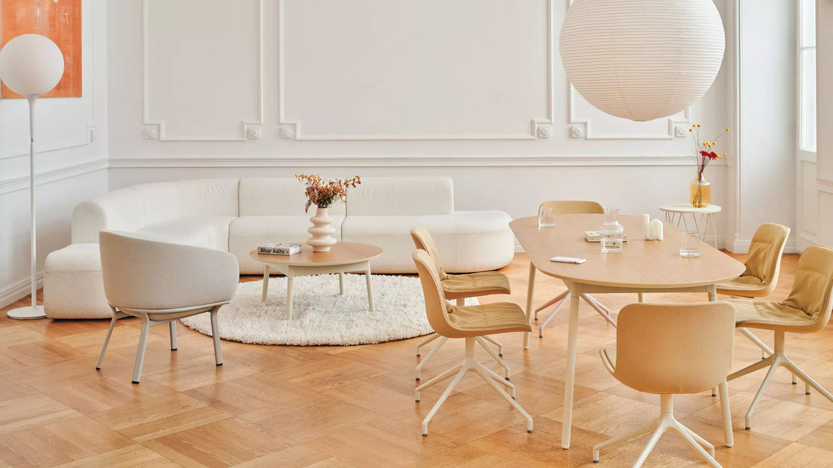 Artiko Ecksofa Weiss- 320cm x 230cm - Prime Möbel