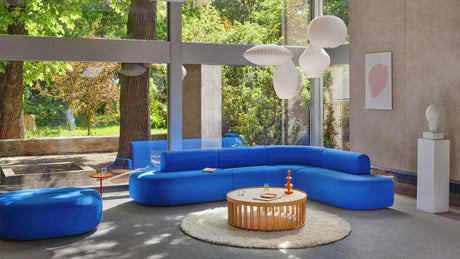 Artiko Ecksofa Himmelblau - 320cm x 230cm - Prime Möbel