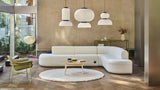 Artiko Ecksofa Weiss- 320cm x 230cm - Prime Möbel