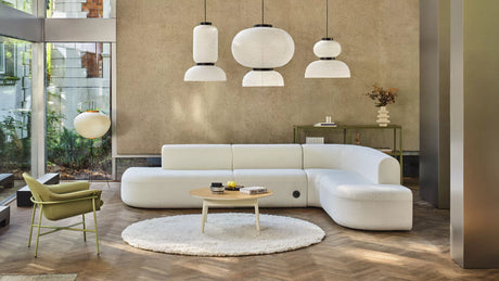 Artiko Ecksofa Weiss- 320cm x 230cm - Prime Möbel