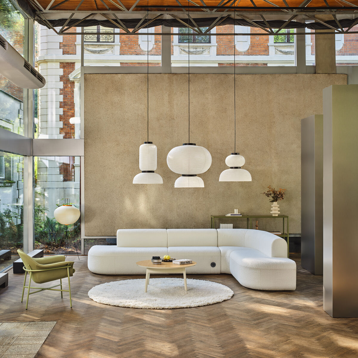 Artiko Ecksofa Weiss- 320cm x 230cm - Prime Möbel