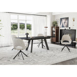 Ausziehtisch JELIA Keramikglas schwarz