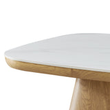 MARLIO Couchtisch weiss Keramik 80x80 cm