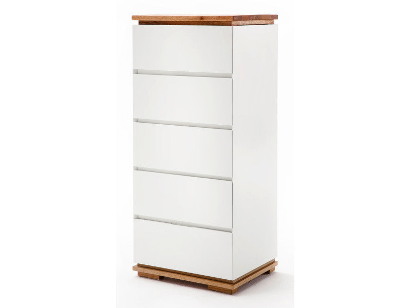 Chiaron Hochkommode schwarz hochglanz lackiert MCA Furniture
