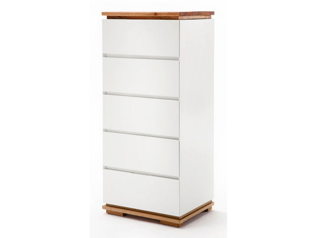 Chiaron Hochkommode schwarz hochglanz lackiert MCA Furniture