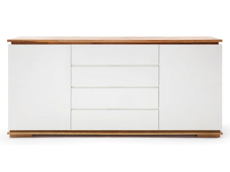 Chiaron Sideboard Weiss matt/ Asteiche 170cm MCA Furniture