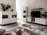 Louisiana Wohnkombination 4 - hellgrau 287cm MCA Furniture
