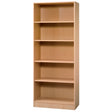 Red Line Bücherregal 4 Fachböden 800 x 400 x 2.004 mm Braun Buche Red Line