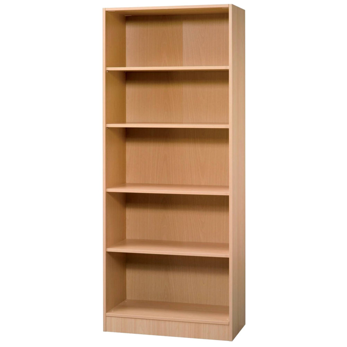 Red Line Bücherregal 4 Fachböden 800 x 400 x 2.004 mm Braun Buche Red Line