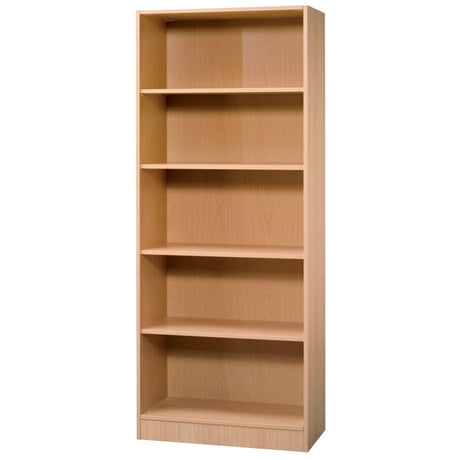 Red Line Bücherregal 4 Fachböden 800 x 400 x 2.004 mm Braun Buche Red Line