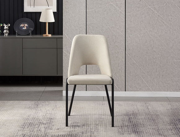 Stuhl Pele- beige Modern, stabil 130kg Tragkraft