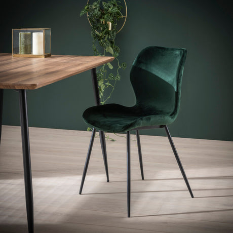 Zara Stuhl Samt/Bouclé Stoff - Prime Möbel