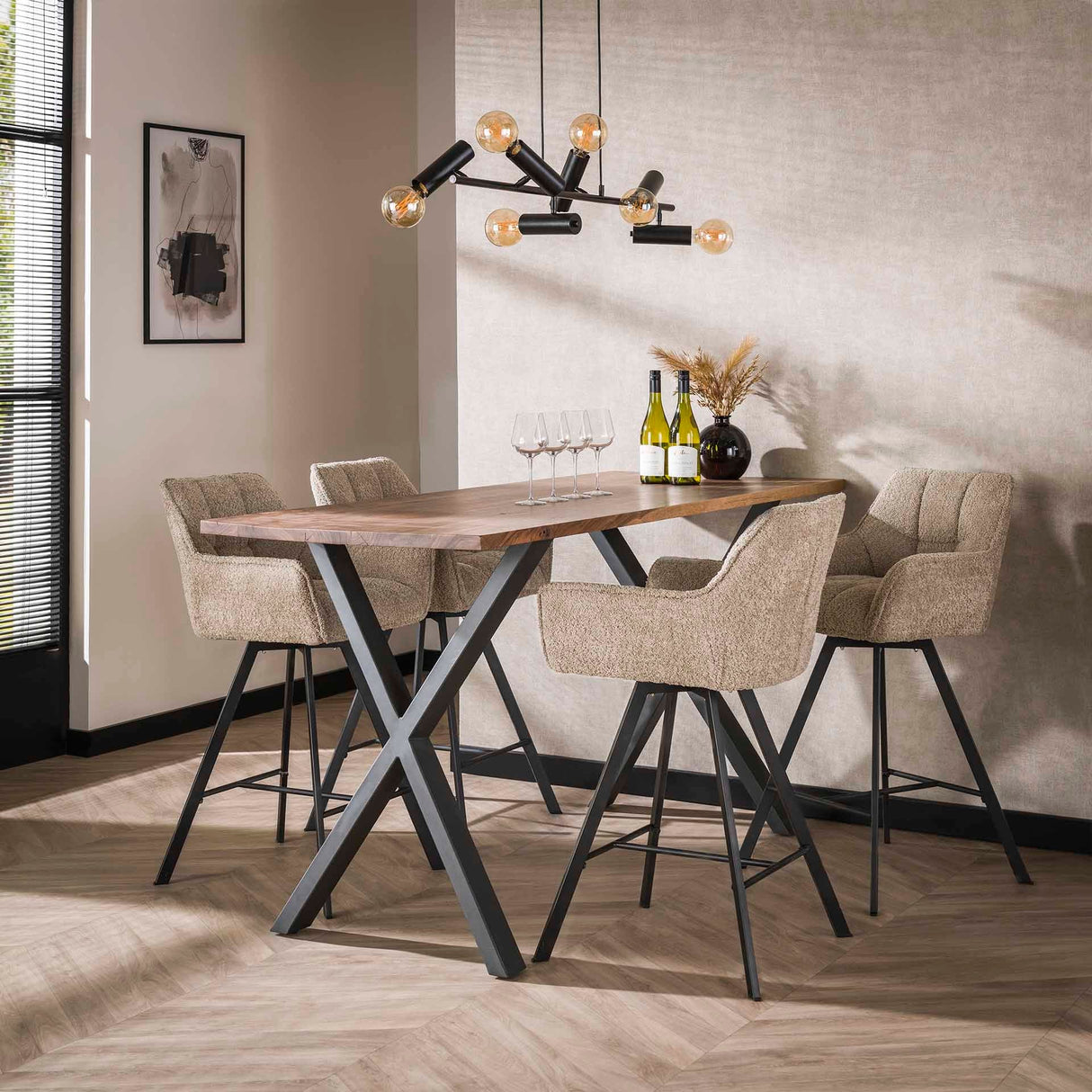 Barhocker Kahn Drehbar 96cm h Prime Möbel