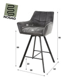Barhocker Kahn Drehbar 96cm h Prime Möbel