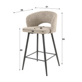 Barhocker Bouclé Salon Trendy und Bequem Prime Möbel