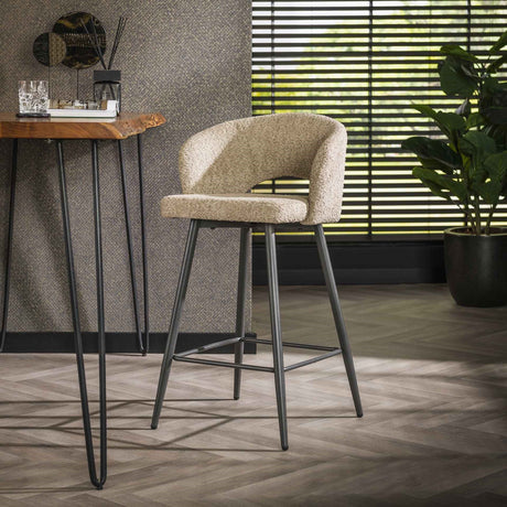 Barhocker Bouclé Salon Trendy und Bequem Prime Möbel