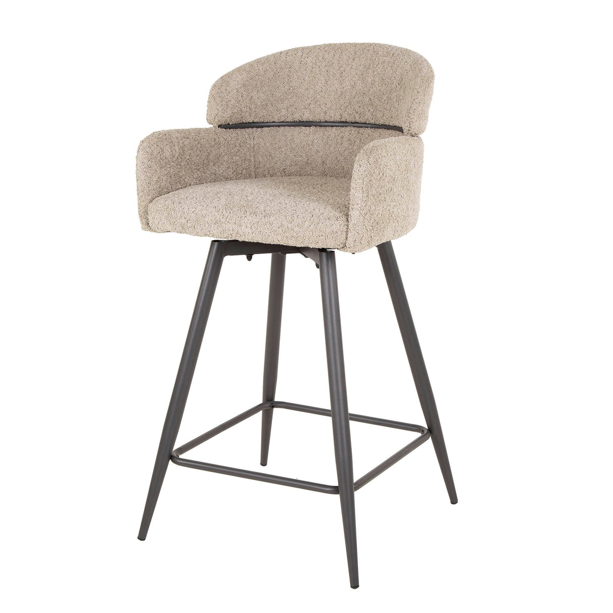 Barhocker Miami Drehbar Bouclé Prime Möbel