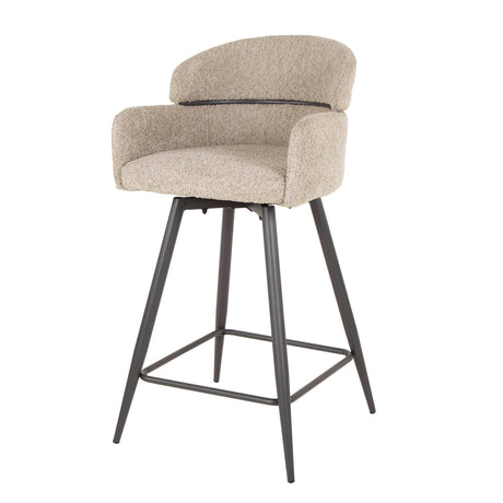 Barhocker Miami Drehbar Bouclé Prime Möbel