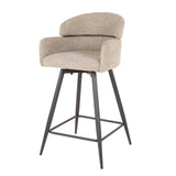 Barhocker Miami Drehbar Bouclé Prime Möbel