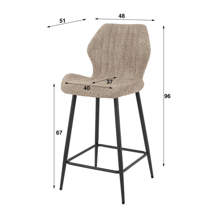 Barhocker Sara Eleganz trifft Komfort Prime Möbel