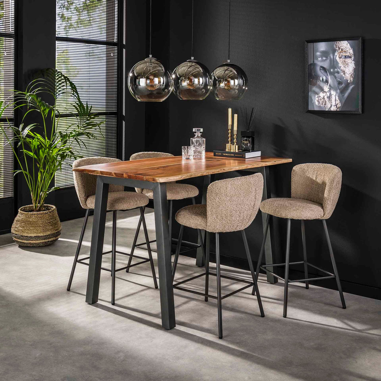 Barhocker Zarina Stilvolles Design mit hohem Komfort Prime Möbel