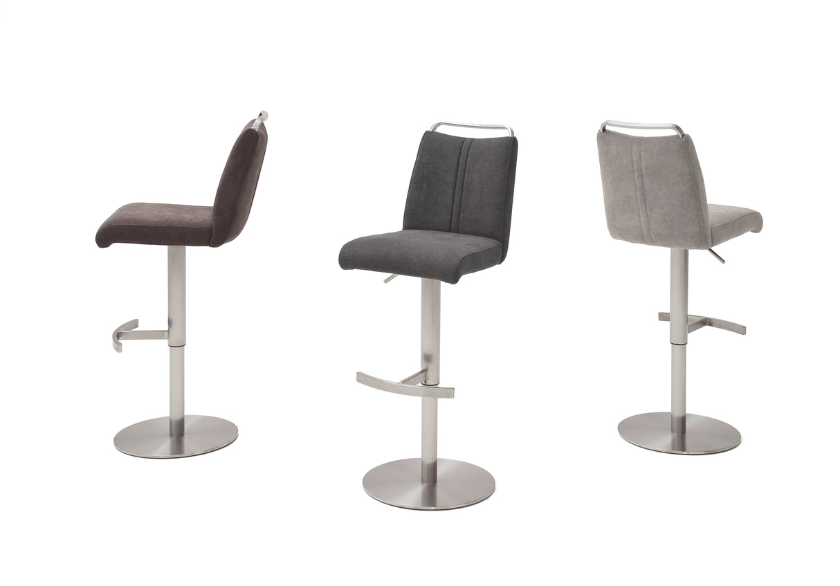 Dor Gulia Barhocker 360°  Stoff/ Leder Prime Möbel