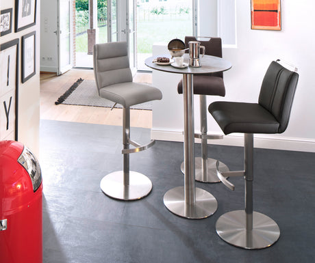 Dor Gulia Barhocker 360°  Stoff/ Leder Prime Möbel