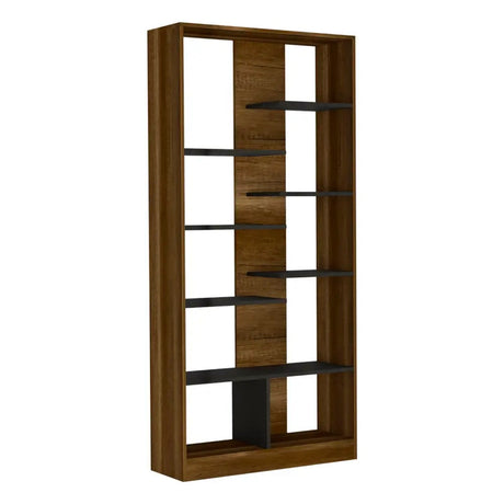 Bücherregal aus Nussbaum mit Regalen 170cm - Prime Möbel
