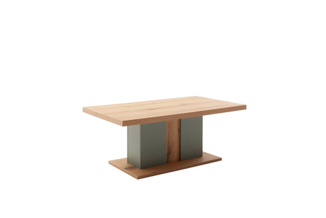 Moniz Couchtisch Salbei Grün&Eiche 115x65cm Prime Möbel