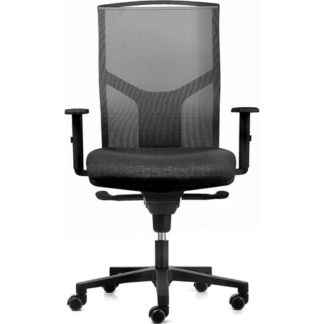 Ergonomischer Bürostuhl mit Rädern und verstellbaren Armlehnen - Prime Möbel