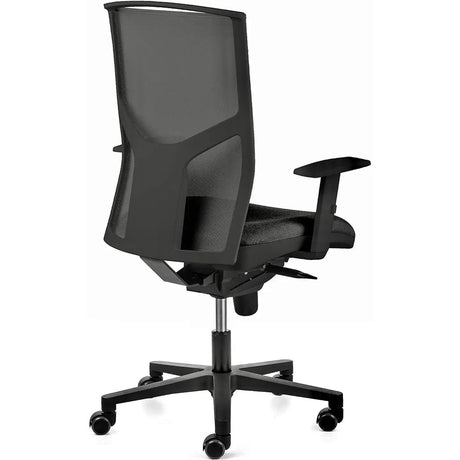 Ergonomischer Bürostuhl mit Rädern und verstellbaren Armlehnen - Prime Möbel