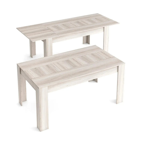 Esstisch, Farbe Grau, 90x140/200 - Prime Möbel