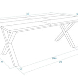Esstisch von Skraut Home misst 190x90cm - Prime Möbel