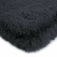Flauschiger Shaggy Teppich 160x230cm schwarz - Prime Möbel