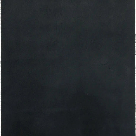 Flauschiger Shaggy Teppich 160x230cm schwarz - Prime Möbel