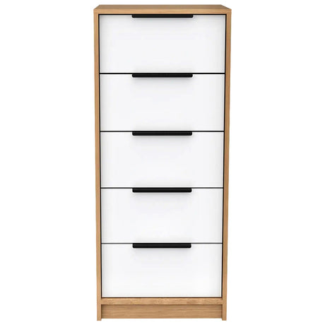 Kommode Kaia mit 5 Schubladen, mit Metallgriffen - Prime Möbel