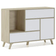 Puccini Sideboard weiss120x40x86 - Prime Möbel