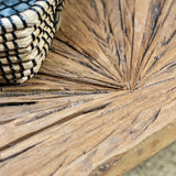 Sarmaty Couchtisch – Recyceltes Teakholz industriellen Look - Prime Möbel