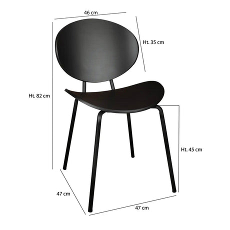 Set aus 2 Stühlen GASPARD - Prime Möbel