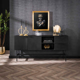 Sideboard Marina Eleganz aus Mangoholz 170x80cm - Prime Möbel