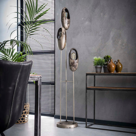 Stehleuchte mit drei Augen Lampenschirmen - Prime Möbel