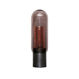 Tischlampe mit Rauchglasschirm und Kupfernetz Eleganz und Stil - Prime Möbel