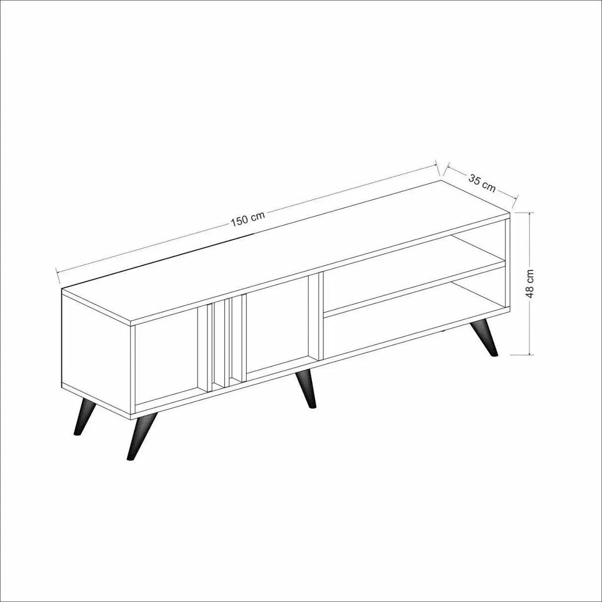 TV- Möbel Rilla Minar - Prime Möbel