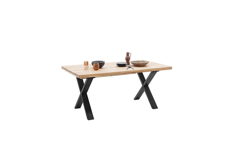 Brooklyn Ausziehesstisch Wildeiche/Eiche  180cm-280x77x100cm Prime Möbel