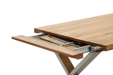 Brooklyn Ausziehesstisch Wildeiche/Eiche  180cm-280x77x100cm Prime Möbel