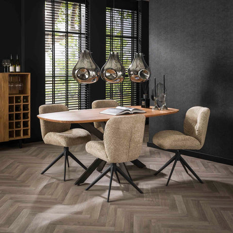 Esstisch Harper 180x95cm Massivholz modernes Design Prime Möbel